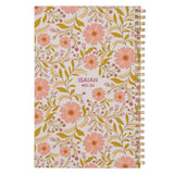 Trust In The Lord Coral Cascade soft Cover Spiral Notebook - Isaiah 40:31