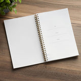 Trust In The Lord Coral Cascade soft Cover Spiral Notebook - Isaiah 40:31