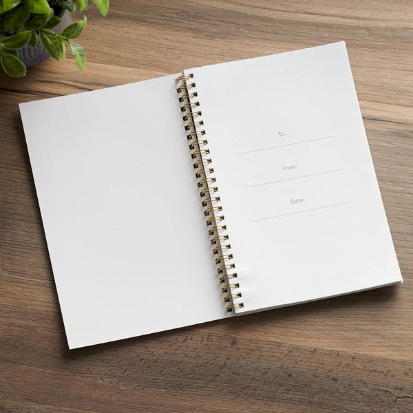Trust In The Lord Coral Cascade soft Cover Spiral Notebook - Isaiah 40:31
