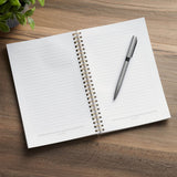 Trust In The Lord Coral Cascade soft Cover Spiral Notebook - Isaiah 40:31