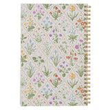 Sufficient Grace Taupe Meadow Soft Cover Spiral Notebook - 2 Corinthians 12:9