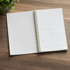 Sufficient Grace Taupe Meadow Soft Cover Spiral Notebook - 2 Corinthians 12:9