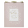 Everything Beautiful Pink Floral Spiral Notepad - Ecclesiastes 3:11