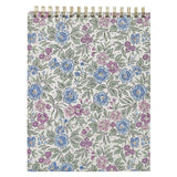 Be Still and Know Purple Floral Spiral Notepad - Psalm 46:10