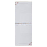Joyful Patient Faithful Heirloom Floral Hardcover Top-bound Spiral Notepad - Romans 12:12