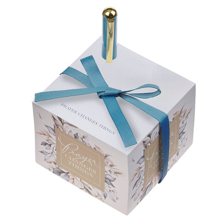 Everything Beautiful Taupe Notepad with Pen Gift Set