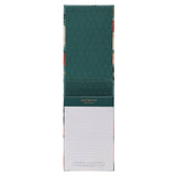 Joful Patient Faithful Heirloom Floral Hardcover Top-flip Notepad - Romans 2:12