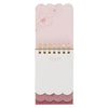 Amazing Grace Pink Floral Tiered Spiral Notepad