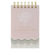 Everything Beautiful Blush Taupe Floral Tiered Spiral Notepad - Ecclesiastes 3:11