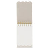 Everything Beautiful Blush Taupe Floral Tiered Spiral Notepad - Ecclesiastes 3:11