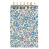 Be Still and Know Purple Floral Tiered Spiral Notepad - Psalm 46:10