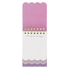 Be Still and Know Purple Floral Tiered Spiral Notepad - Psalm 46:10