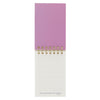 Be Still and Know Purple Floral Tiered Spiral Notepad - Psalm 46:10