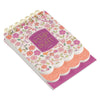 Lamp for My Feet Pink Meadow Tiered Spiral Notepad - Psalm 119:105