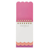Lamp for My Feet Pink Meadow Tiered Spiral Notepad - Psalm 119:105