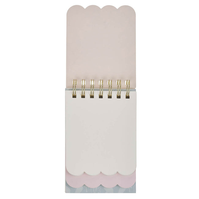 Well With My Soul Navy Floral Tiered Spiral Notepad
