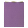 Blessed Purple Floral Spiral Notepad