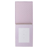 Blessed Purple Floral Spiral Notepad