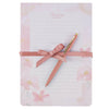 Amazing Grace Pink Floral Notepad and Pen Gift Set