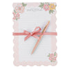 Hope and a Future Pink Vintage Bloom Notepad and Pen Gift Set - Jeremiah 29:11
