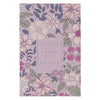 Trust in the Lord Purple Floral Hardcover Top-Flip Notepad - Proverbs 3:5