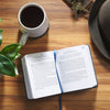 One-Minute Devotions® for Men Slate Blue Faux Leather Devotional