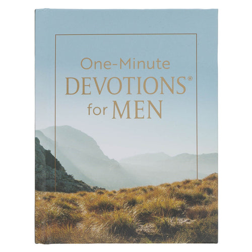 One-Minute Devotions® for Men Hardcover Devotional - KI Gifts Christian Supplies