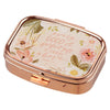 Every Good and Perfect Gift Rose Gold Pill Case - James 1:17 - KI Gifts Christian Supplies