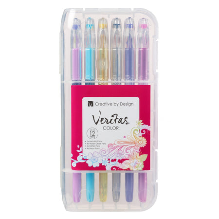 Veritas Coloring Pencils in Cylinder - Set of 48
