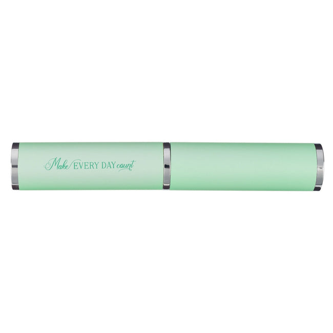 Make Every Day Count Spring Mint Pen and Case Set