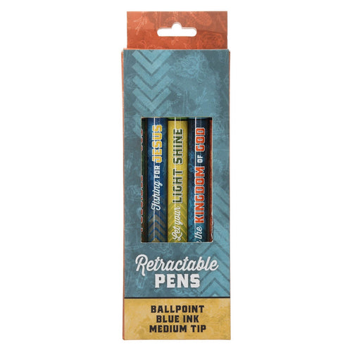 Adventure with Jesus Retractable Pen Set - Psalm 16:11 - KI Gifts Christian Supplies