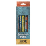 Adventure with Jesus Retractable Pen Set - Psalm 16:11 - KI Gifts Christian Supplies
