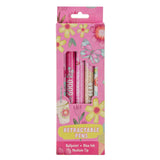 Pink Sprinkled with Joy Retractable Pen Set - 1 Peter 1:6 - KI Gifts Christian Supplies