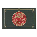 Joy to the World Red Bauble Pass-Around Card - KI Gifts Christian Supplies