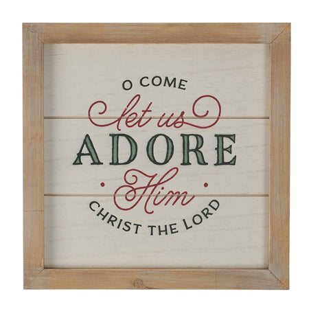 Medium Stacked Wood Wall Plaque - Believe