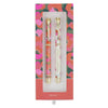 Trust in the Lord Coral Floral Pen Set - Proverbs 3:5 - KI Gifts Christian Supplies