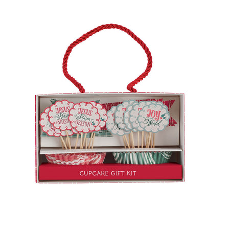 Poinsettia and Holly Christmas Gift Tag Set