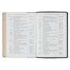 Brown and Blush Pink Faux Leather Spiritual Growth Bible