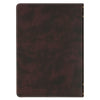 Brown and Blush Pink Faux Leather Spiritual Growth Bible