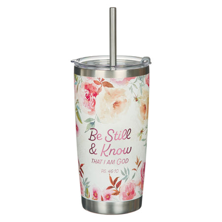 Camp Style Stainless Steel Mug - Strength & Dignity