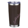 Amazing Grace Brown Stainless Steel Travel Tumbler