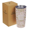 Bless and Keep You Blush Bloom Stainless Steel Travel Tumbler - Numbers 6:24