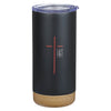 Man of God Black Stainless Steel Tumbler - 1 Timothy 6:11 - KI Gifts Christian Supplies