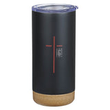 Man of God Black Stainless Steel Tumbler - 1 Timothy 6:11 - KI Gifts Christian Supplies