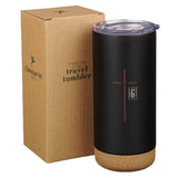 Man of God Black Stainless Steel Tumbler - 1 Timothy 6:11