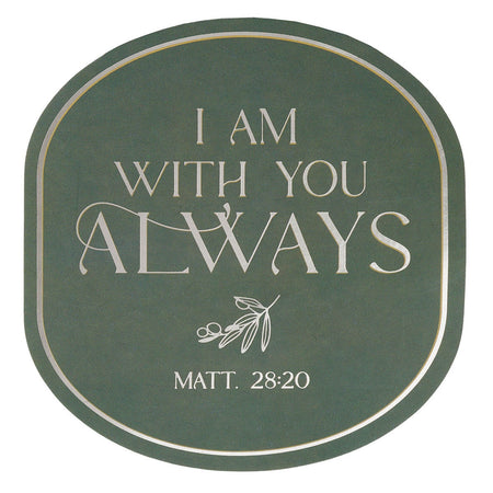 Be Still and Know Holographic Silver Vinyl Sticker- Psalm 46:10