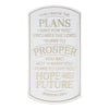 Hope and a Future Clear Bloom Sticker - Jeremiah 29:11