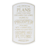 Hope and a Future Clear Bloom Sticker - Jeremiah 29:11