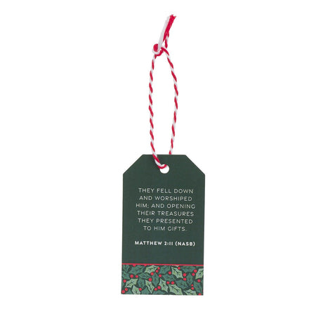 Joy to the World Red Bauble Pass-Around Card