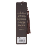 Amazing Grace Wildflower Bookmark with Tassel - Isaiah 53:5 ( ORDER IN 6'S )